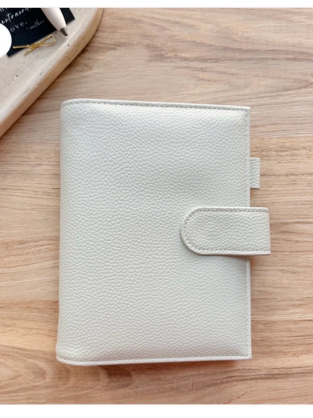 Cream A6 Binder